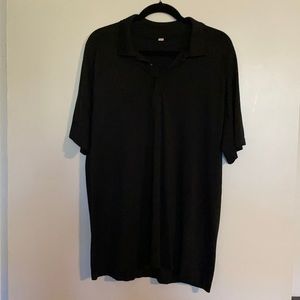 Lululemon Men’s Polo Shirt Black Size XXL